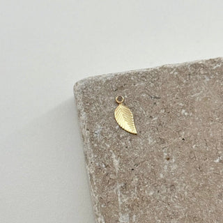 Leaf Dangle Charm - Permanent Jewellery