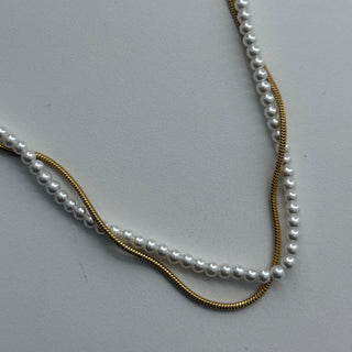 The Bora Bora - Pearl Twist Chain Necklace