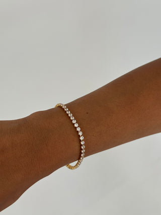 The Florence - Gold Tennis Bracelet