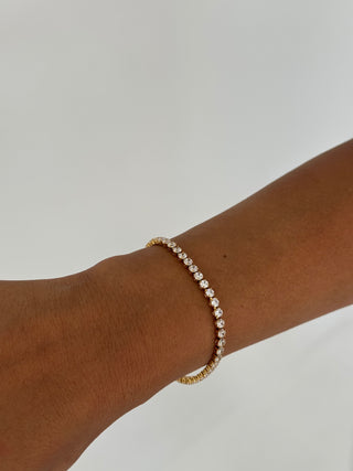 The Florence - Gold Tennis Bracelet