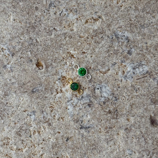 Birthstone Connector Charm -  Permanent Jewellery