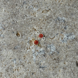 Birthstone Connector Charm -  Permanent Jewellery
