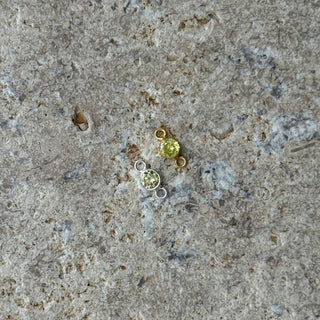 Birthstone Connector Charm -  Permanent Jewellery