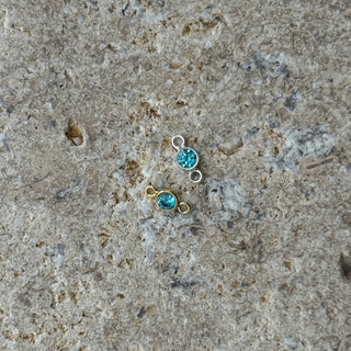 Birthstone Connector Charm -  Permanent Jewellery