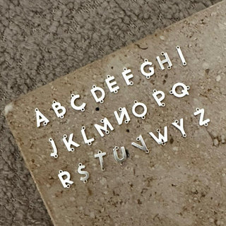 Initials Connector Charm - Permanent Jewellery