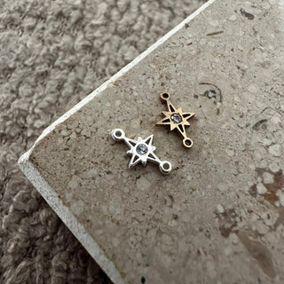 Northern Star Connector Charm - Permanent Jewellery